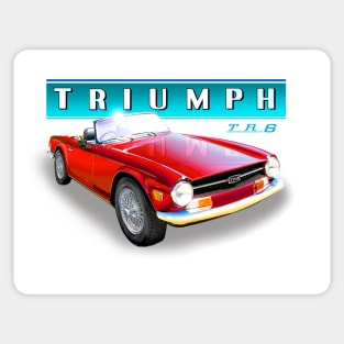 Triumph TR6 Sticker